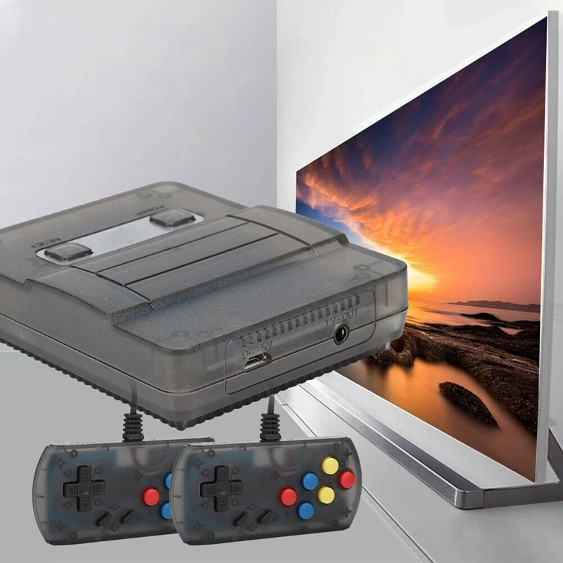 Super VIB-tv Ретро домашняя игровая консоль ТВ Классическая портативная Встроенная 169 игр с 2 виброконтроллерами
