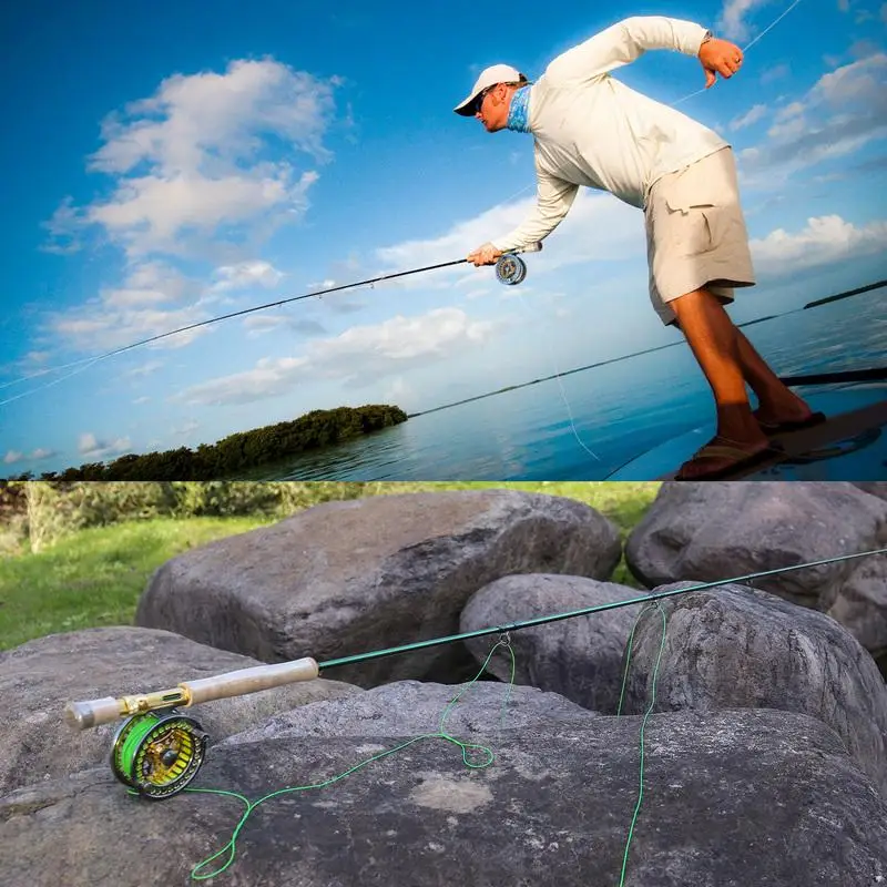 

Sougayilang Carbon Fiber Fishing Rod Dual Use 2.9M 4 Sections Fly Fishing Rod Spinning Fishing Rod Outdoor Bass Fishing Pole