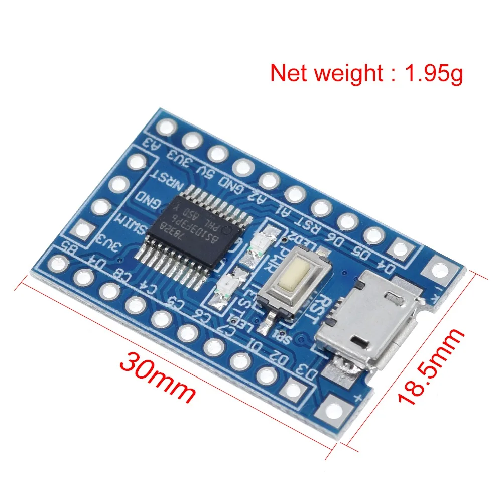Системная плата STM8S103F3P6 STM8S STM8 макетная Минимальная основная для Arduino STM Комплект