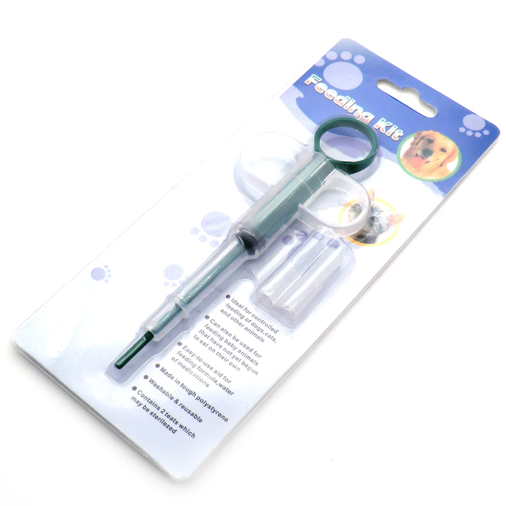 Оптовая продажа 20 шт. детский инструмент для кормления собак инжектор воды