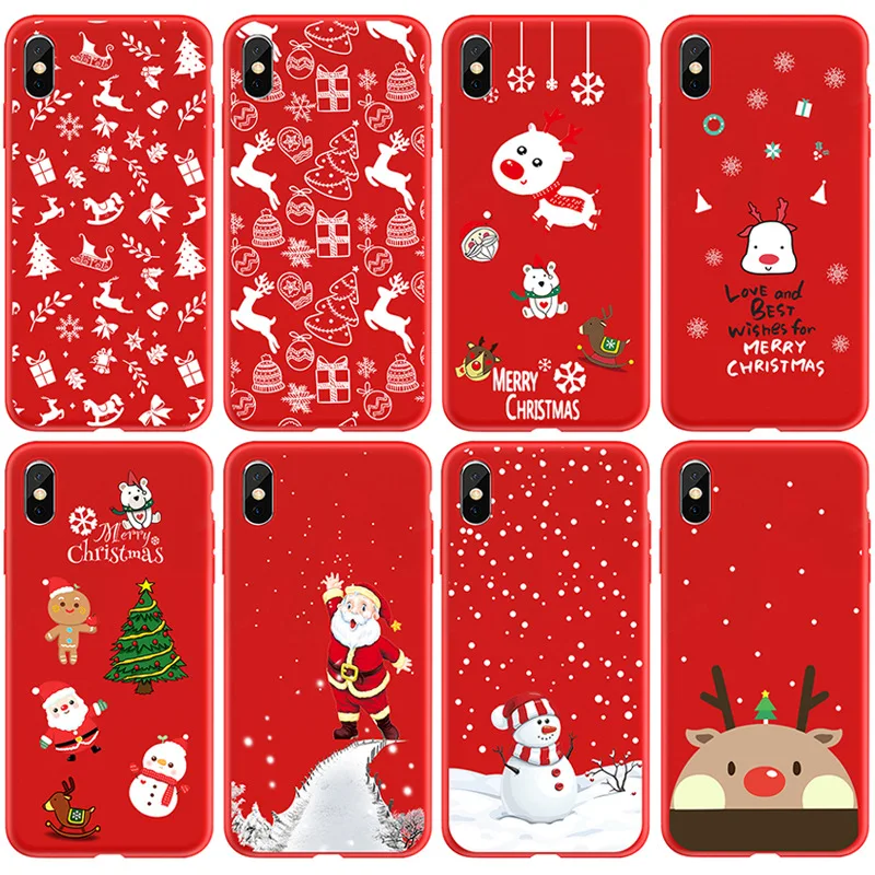 

Рождественский чехол для телефона IPhone 13 Mini Pro Max, чехол из ТПУ, чехол для телефона IPhone 13 12 11 Mini Pro Max X XS XR MAX 7 8 Plus, чехол