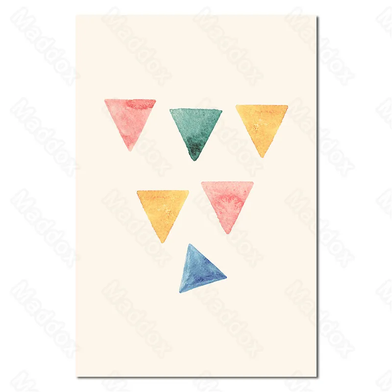 

Canvas Printing Nordic Style Personality Creative Decorative Painting Simple Color Abstract Living Room Fashion Niche Paintings