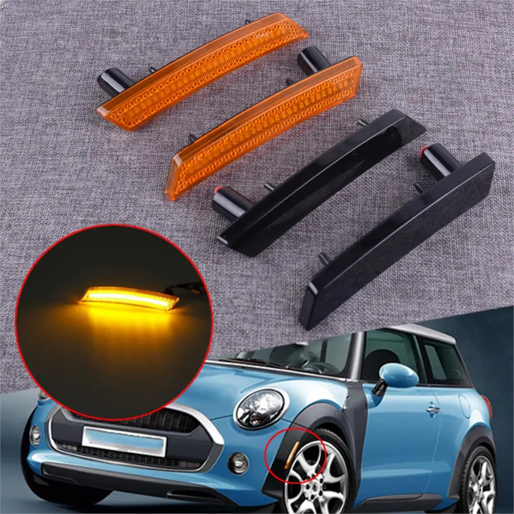 DWCX 2 шт. 3 Вт пластиковые передние крылья для автомобиля фонарь MINI Cooper R55 R56 R57 R58 R59 R60