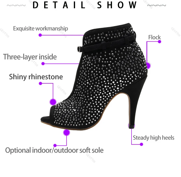 Скидки Сальса Джаз костюмы для бальных танцев на открытом воздухе социальных