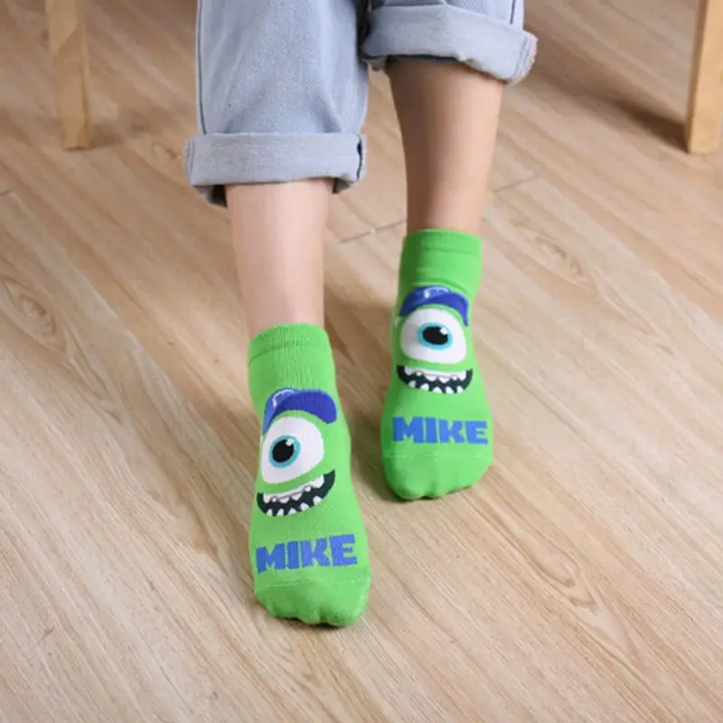 Носки для студентов из мультфильма Disney воздухопроницаемые короткие