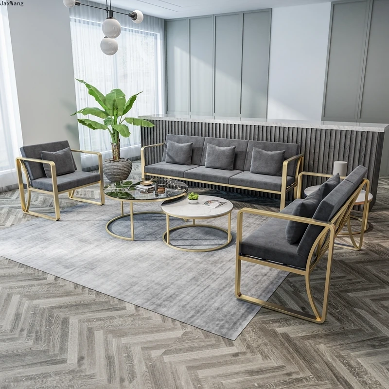 Кованые наборы для гостиной диван офиса дома Скандинавский современный