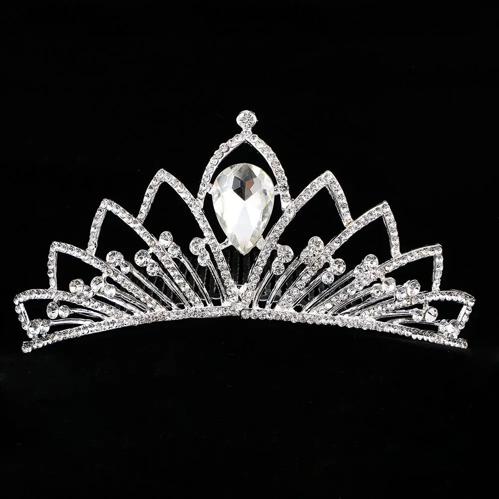 1 шт. Роскошная потрясающая модная женская Корона Стразы с кристаллами