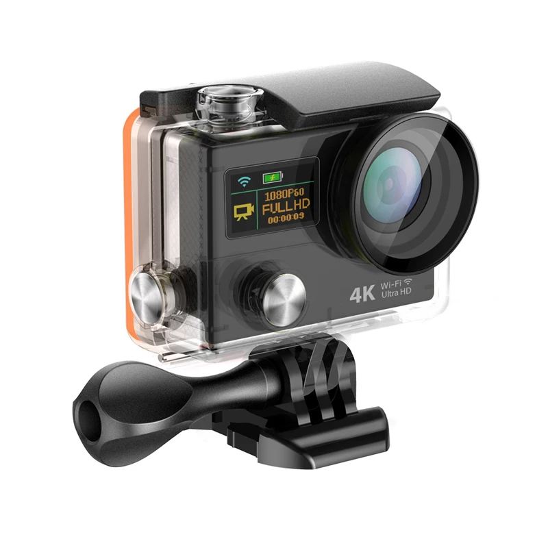 H3 4K 25FPS ultra plus Cam wifi 4 k Upgrade Экшн камера H8se go два двухцветных экрана h3r Sport sj pro 5 6 hero