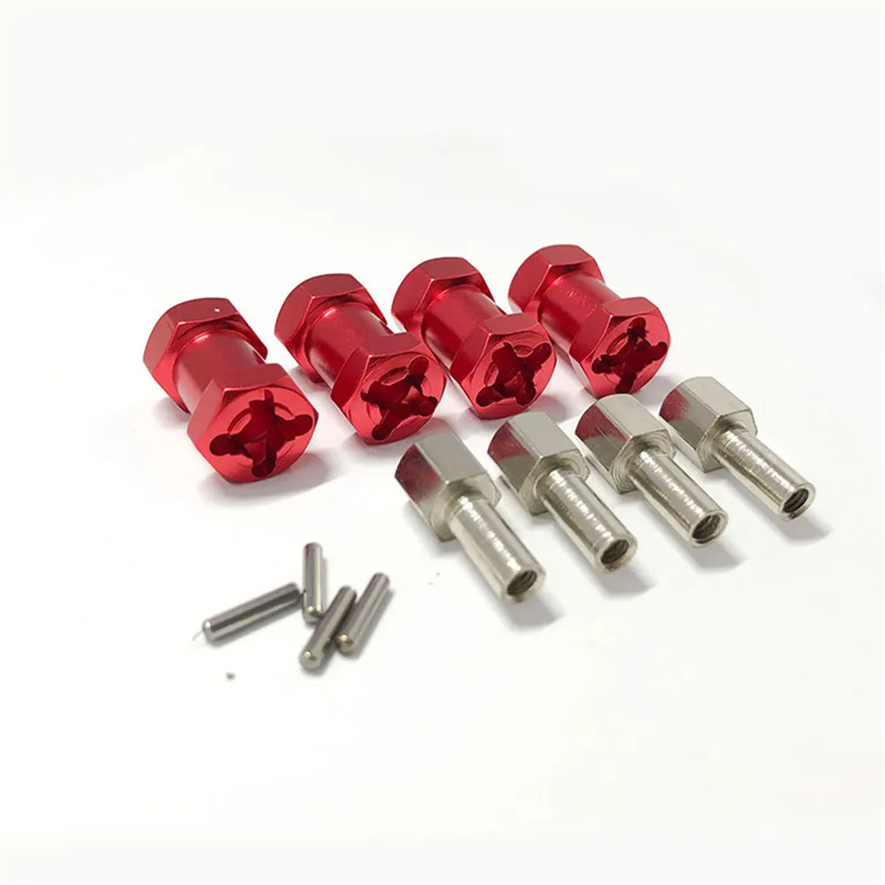 

12mm Hex Wheel Extenders 15/20/25mm Extension Combiner Couplers for 1/10 Axial SCX10 D90 CC01 F350 RC Car Accessories