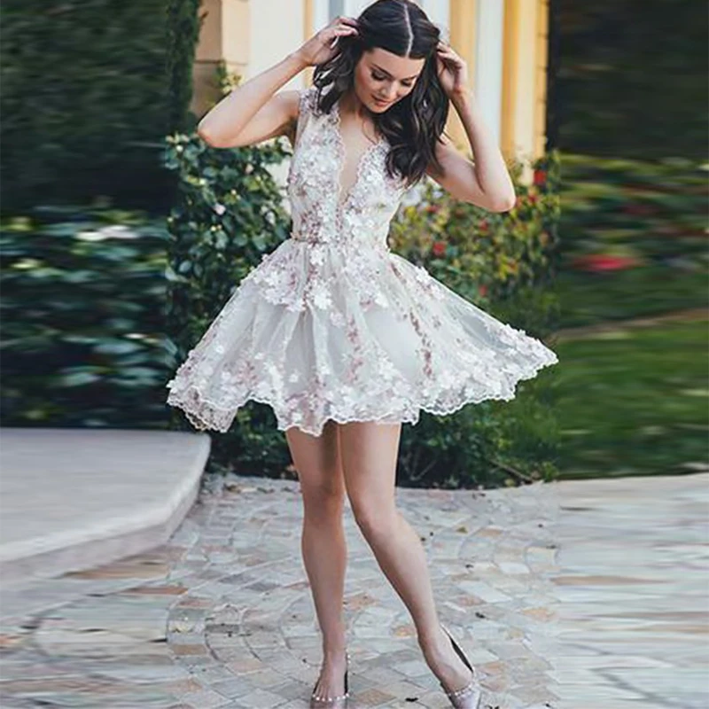 Элегантное Вечернее Платье Verngo короткое официальное платье для выпускного