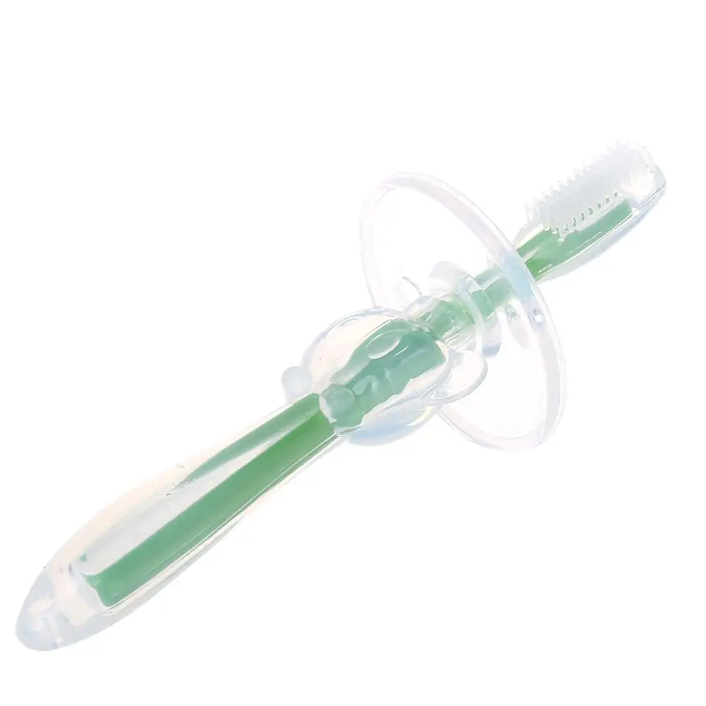 Детская Мягкая Жевательная Гибкая эргономичная зубная щетка для младенцев|training