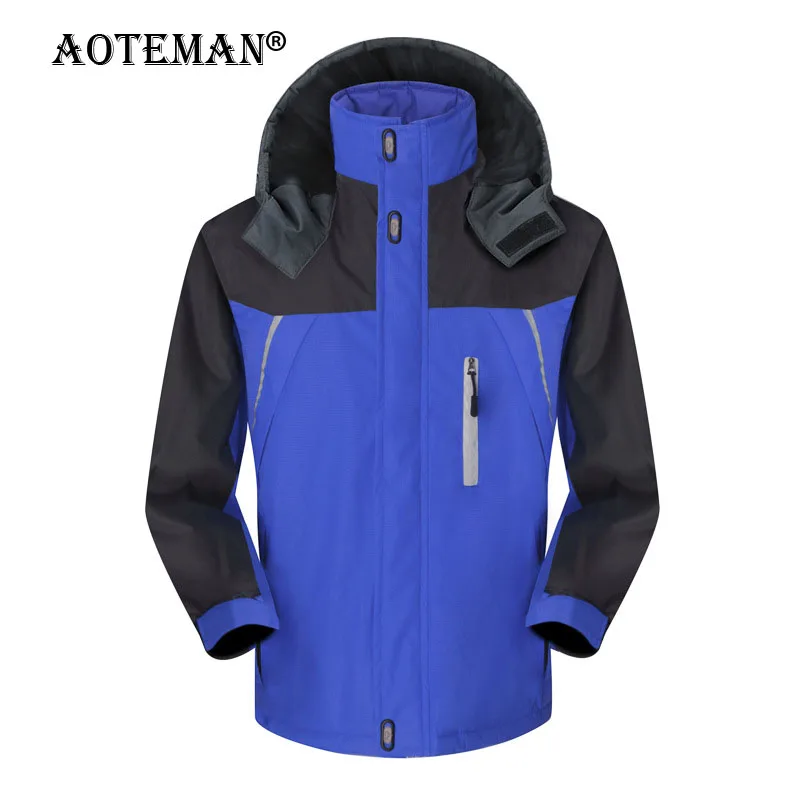 

Men Fleece Jackets Windbreaker Outwear Female Coats Hooded Warm Men Clothing Casual Windproof Outdoor Sport Thick Jacket LM276