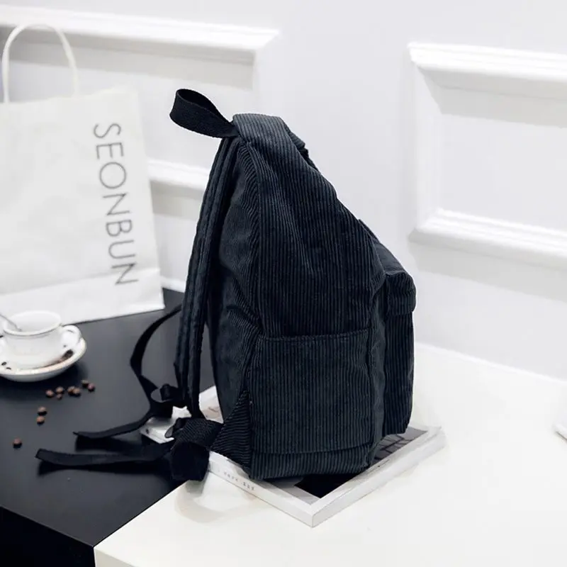 Новинка 2020 вельветовый женский рюкзак однотонная женская дорожная сумка модный