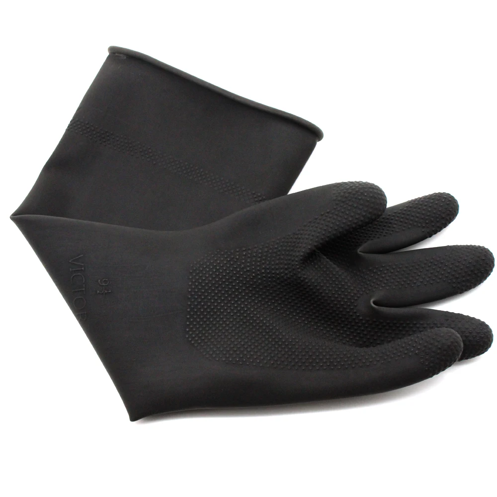 1 пара тяжелых промышленных латексных перчаток химические стойкие перчатки