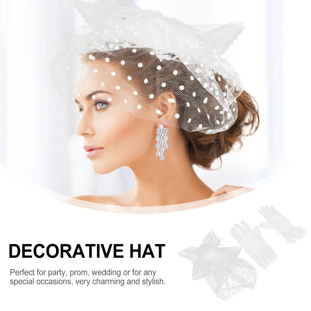 

1 Set of Party Lady Hat Decorative Color Hat Cosplay Hat