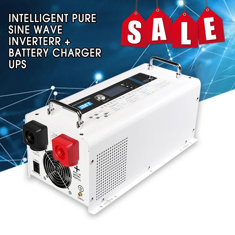 2021 UPS солнечные инверторы 1000W/1500W/2000W (Пиковый) 12/24/48V до 110/220V Мощность Инвертор +