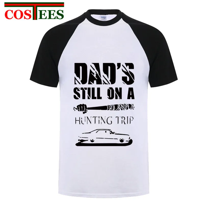 Модная мужская рубашка для похода в Неган Джон Винчестер хлопковая футболка с