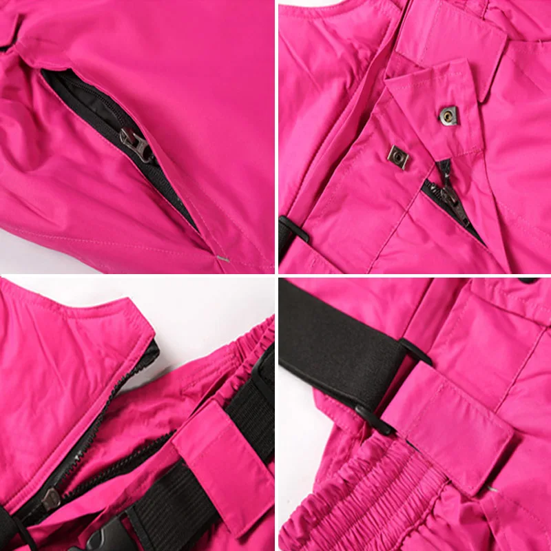 

2020 Ski Pants Men And Women Outdoor High Quality Windproof Waterproof Warm Couple Snow Trousers Winter Ski Snowboard Pants