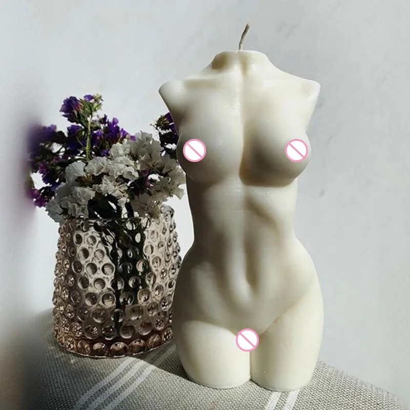 Женские 3D формы для торса силиконовые женские свечей бетонные изготовления | Дом