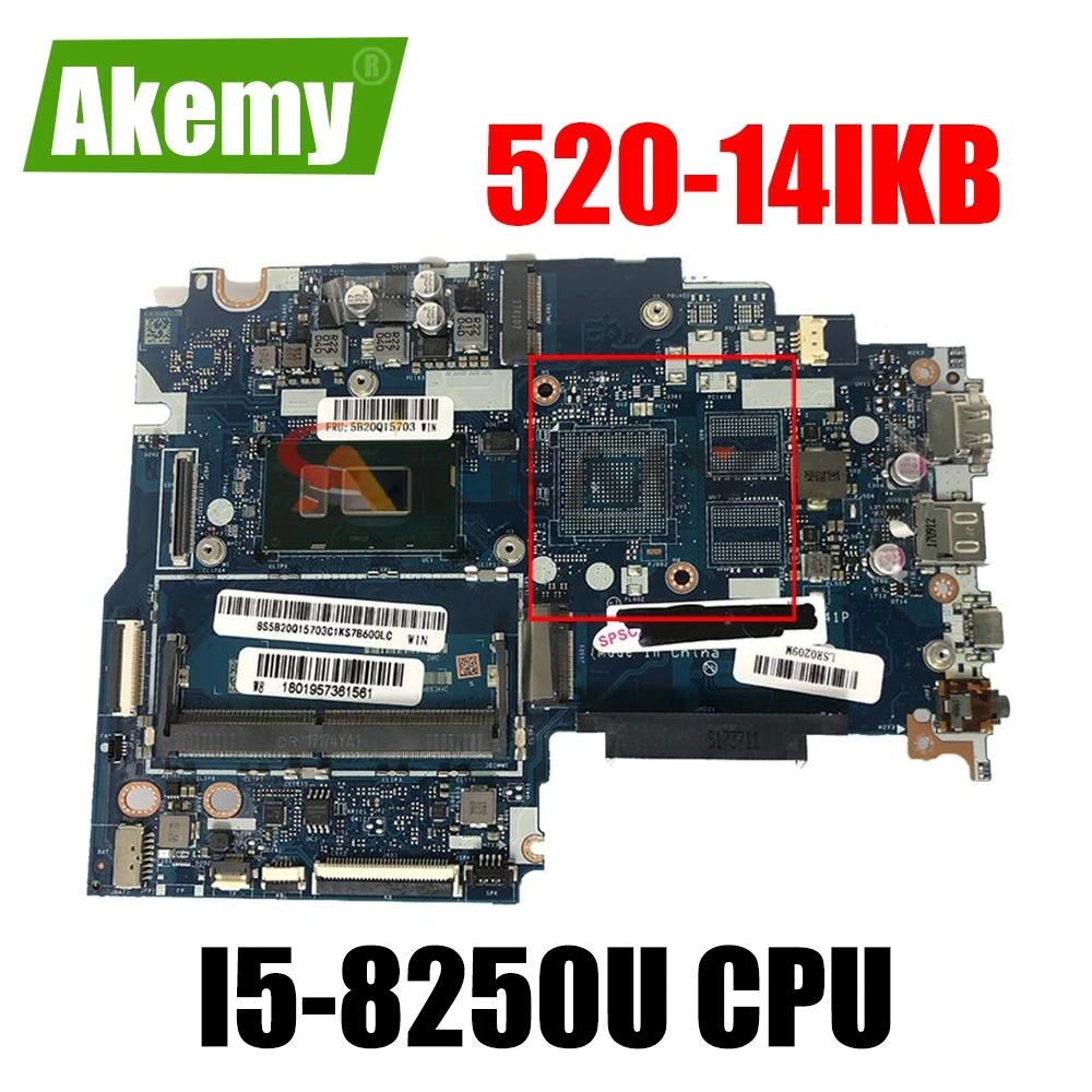 

Для Lenovo Yoga 520-14IKB материнская плата LA-E541P I5-8250U SR3LA протестированная 100% работа