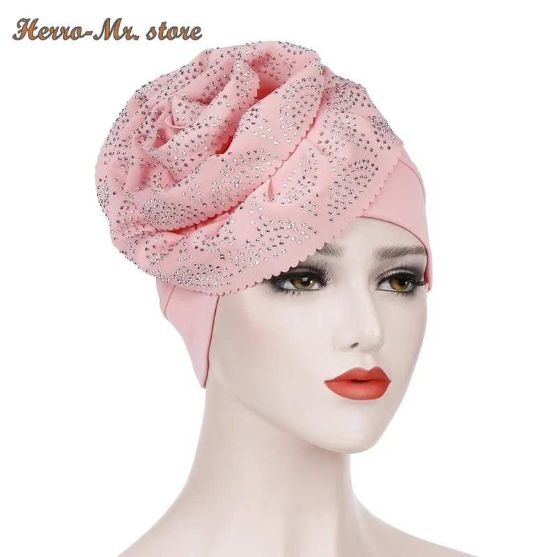Новинка большой эластичный женский тюрбан Helisopus однотонная шапка Хемо от рака