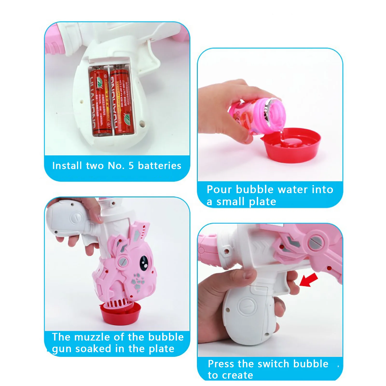 

Dinosaur-Automatic Bubble Machine Cool Toys Gift For Kids Outdoor Toys Baby Swimming Pool Shower Bath Toys Gifts Antistress #50