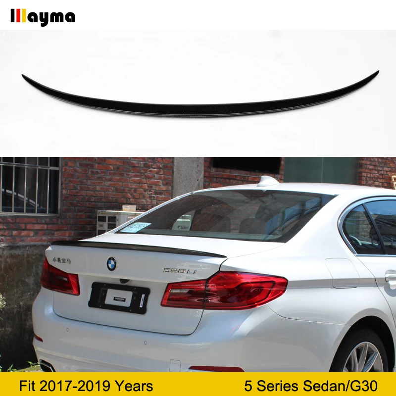 Спойлер для заднего багажника из углеродного волокна BMW 5 серии седан 525i 530i 540i 2017