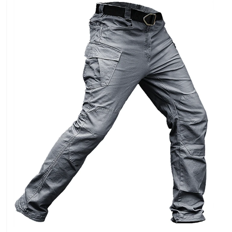 Брюки карго мужские Стрейчевые с множеством карманов хлопковые тактические