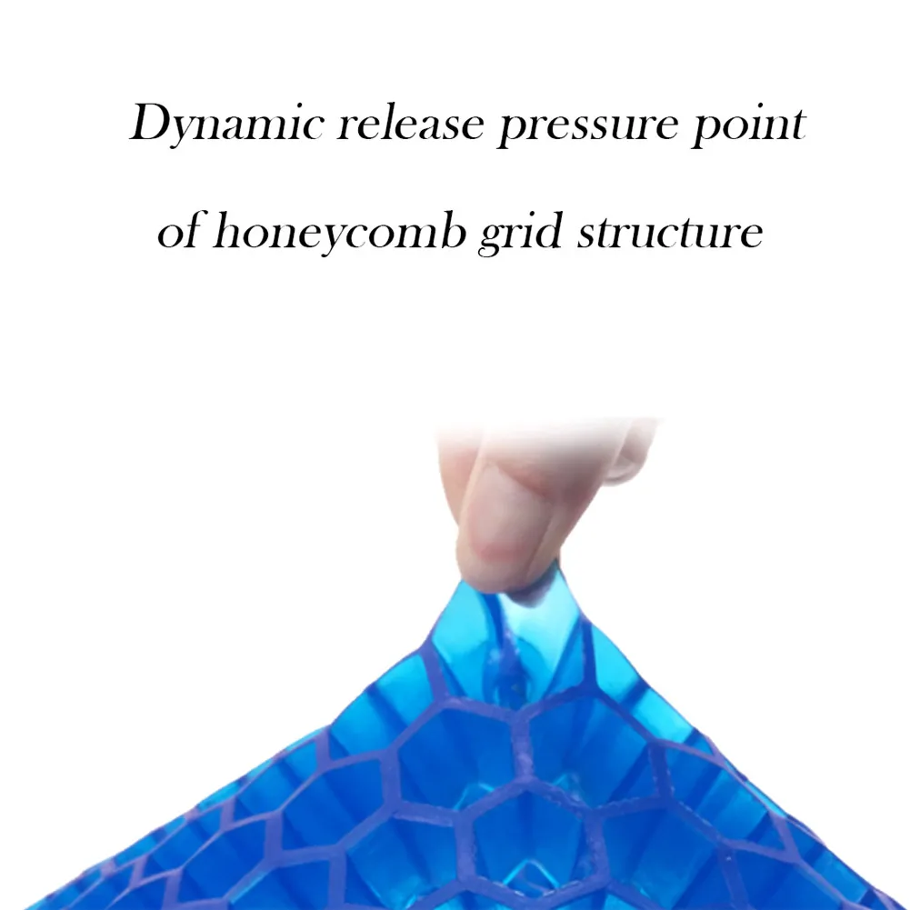 Dropshipping Gel Chair Seat Cushion Provide Relief for Lower Back Hip Pain Airflow Orthopedic Design Seat Pad P666