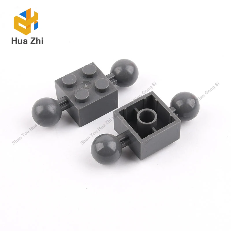 

10PCS 57908 Brick Special 2 x 2 with 10.2mm Balls [Center Mold Indention]Building Blocks Parts MOC DIY Education