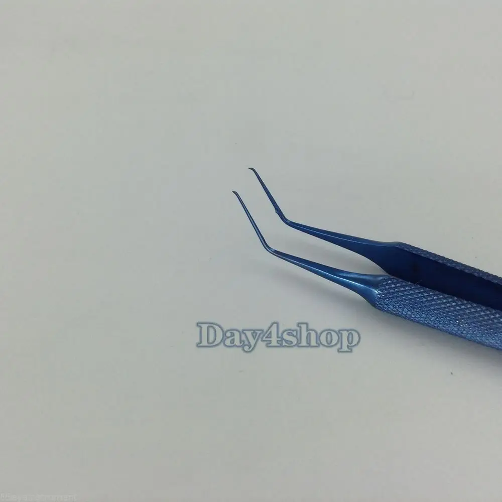 

Titanium Masket Capsulorhexis Forcep 95mm Fine angled Sharp tips ophthalmic tools