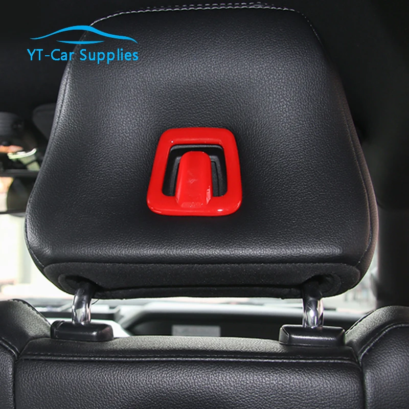 

Car Seat Hook Headrest Backrest Hook Cover Decoration Sticker For Ford Mustang 2015-2019 GT 5.0