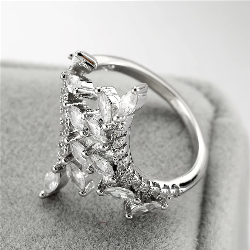 Модное кольцо в форме груши капли воды для женщин ювелирные изделия свадебные