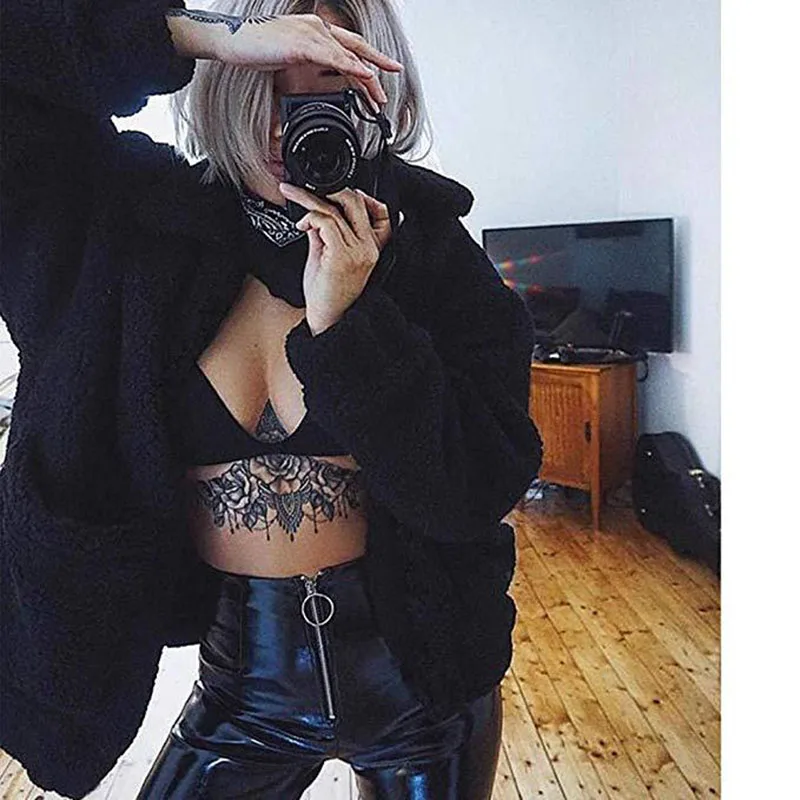 Плюшевая Повседневная Женская осенне-зимняя коллекция 2020 года пальто из