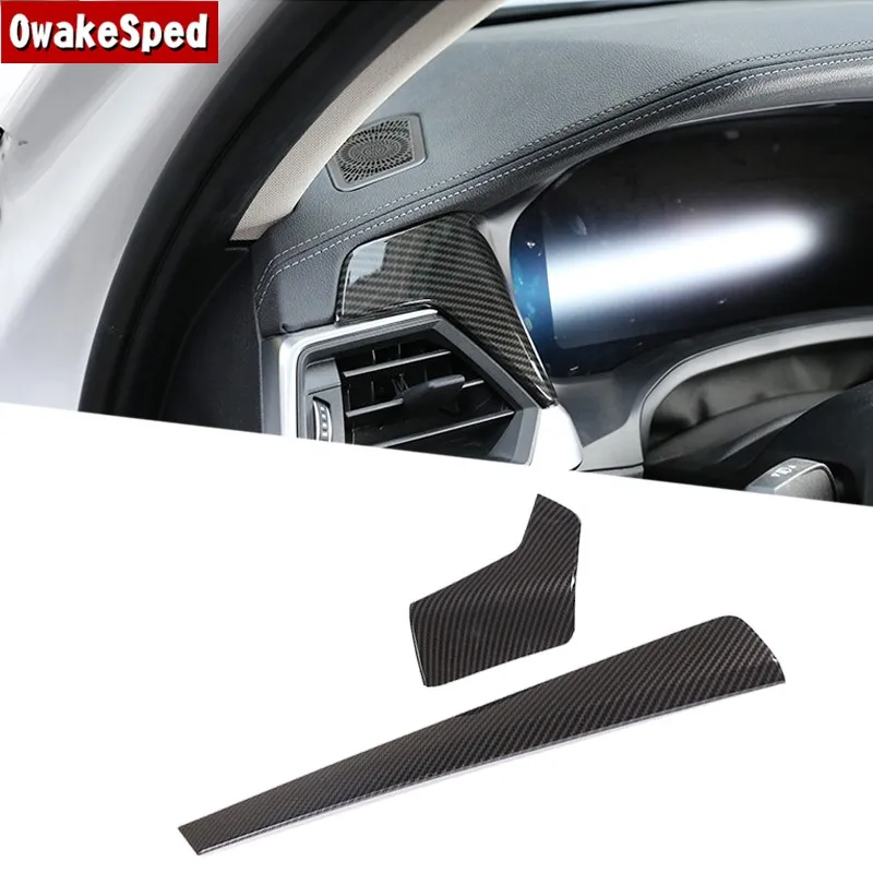 

Carbon Fiber Colors Central Control Dashboard Frame Trim For BMW 3 Series G20 2018-2020 LHD ABS Car Styling Interior Accessories