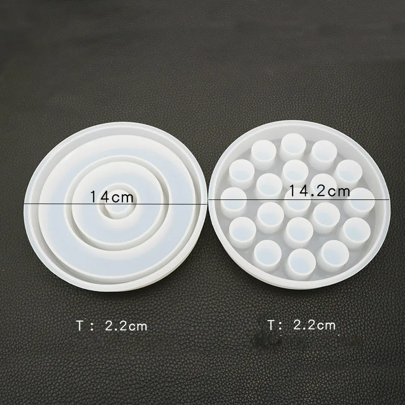 Новые круглые и 19-ровные коробки для хранения коробка форма из смолы формы