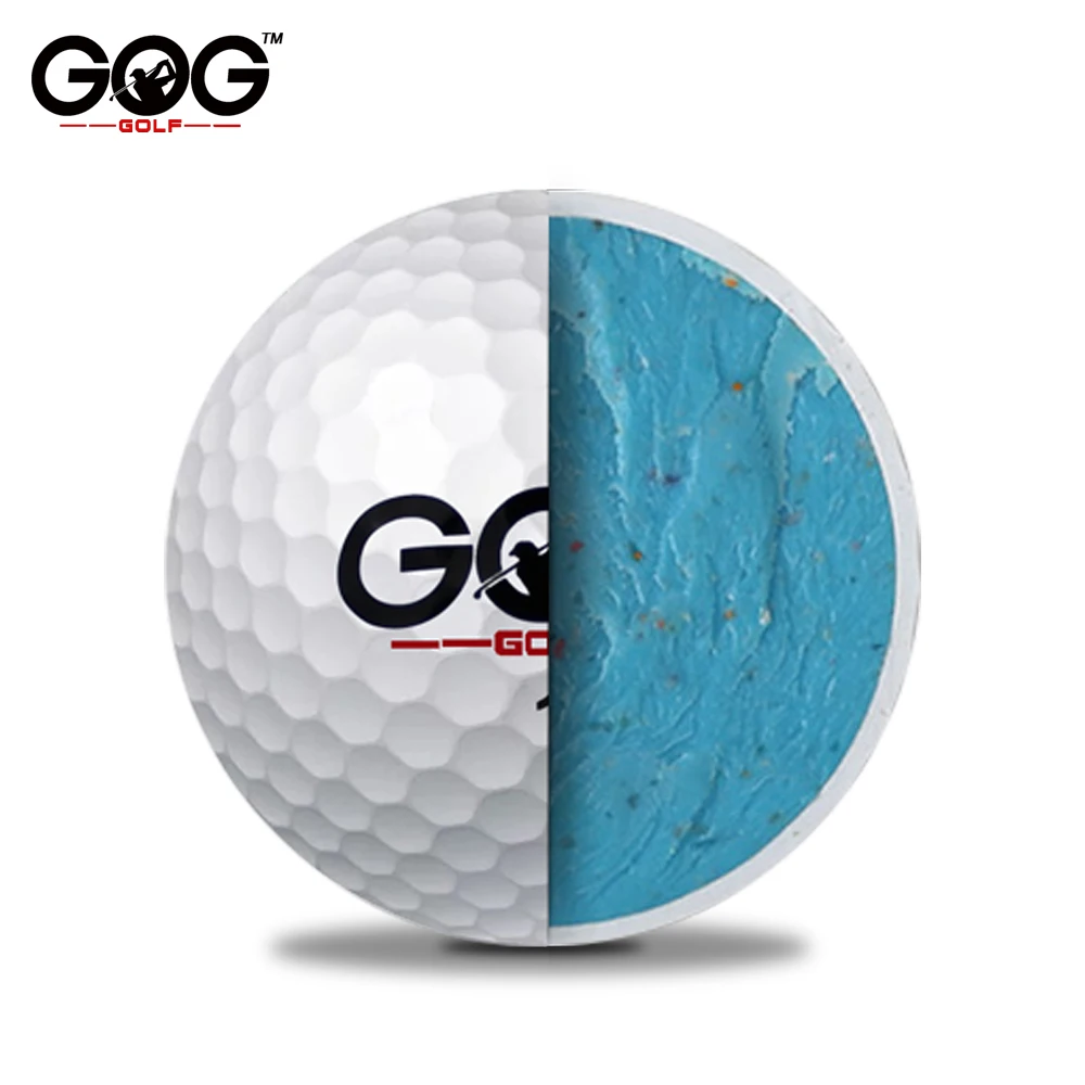 Брендовые мячи для гольфа GOG 10 шт. двухслойные высококачественные на большие