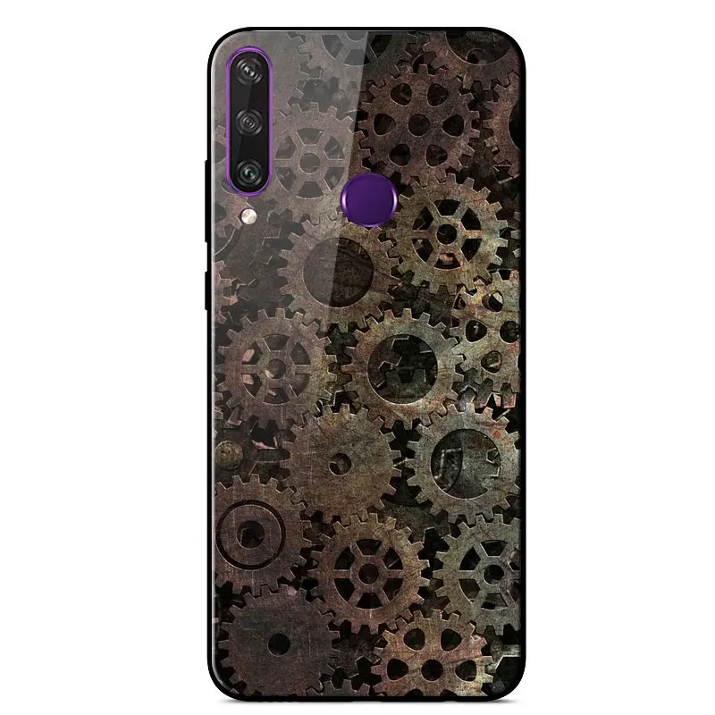 

Silicone Case For Huawei Y6P Colorful Painted Protective Back Cover For Huawei Y6P Y6 P Y 6P Luxury Shockproof Phone Cases 6.3"