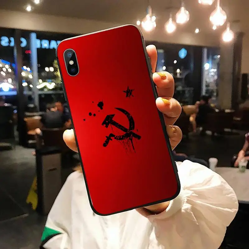 

Soviet Union USSR Flag Phone Case for iPhone 11 12 pro XS MAX 8 7 6 6S Plus X 5S SE 2020 XR