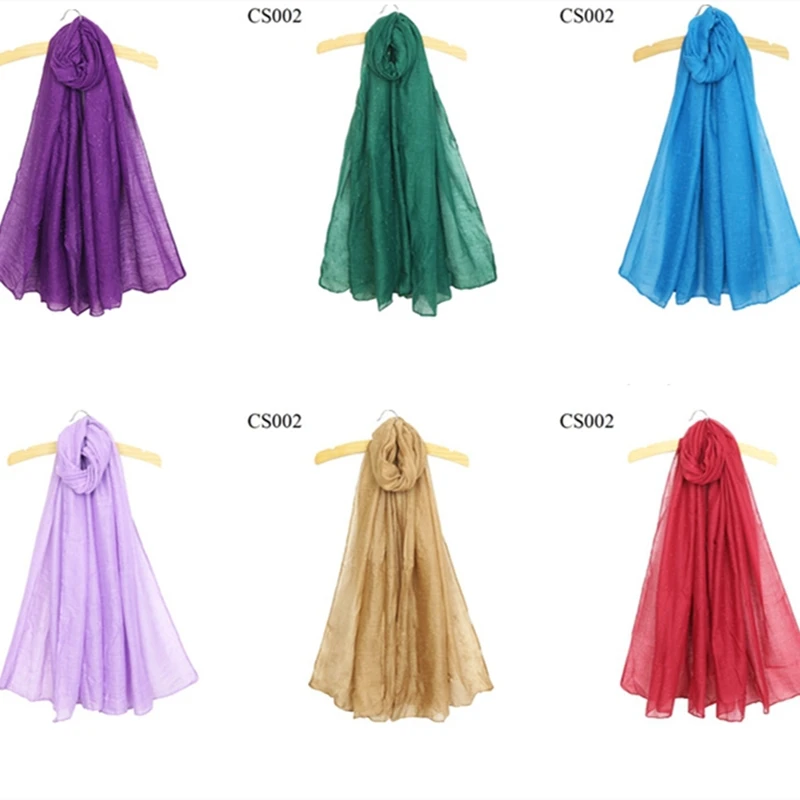 

Muslim Woman Scarf Headscarf Shawls Wrap Covers Arab Middle East Abaya Robes Jilbab Kaftan Dubai Islamic Fashion New Silk