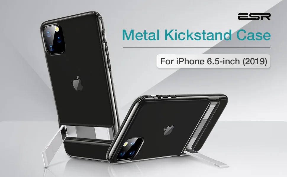 ESR чехол для телефона для iPhone 11 11 Pro 11 Pro Max чехол Вертикальная и горизонтальная подставка металлический чехол с подставкой для iPhone 11