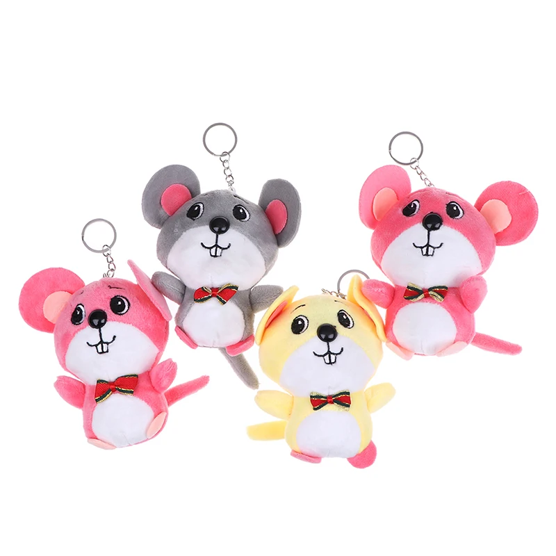 Милый мышонок плюшевый игрушечный брелок держатель аниме автомобильный для