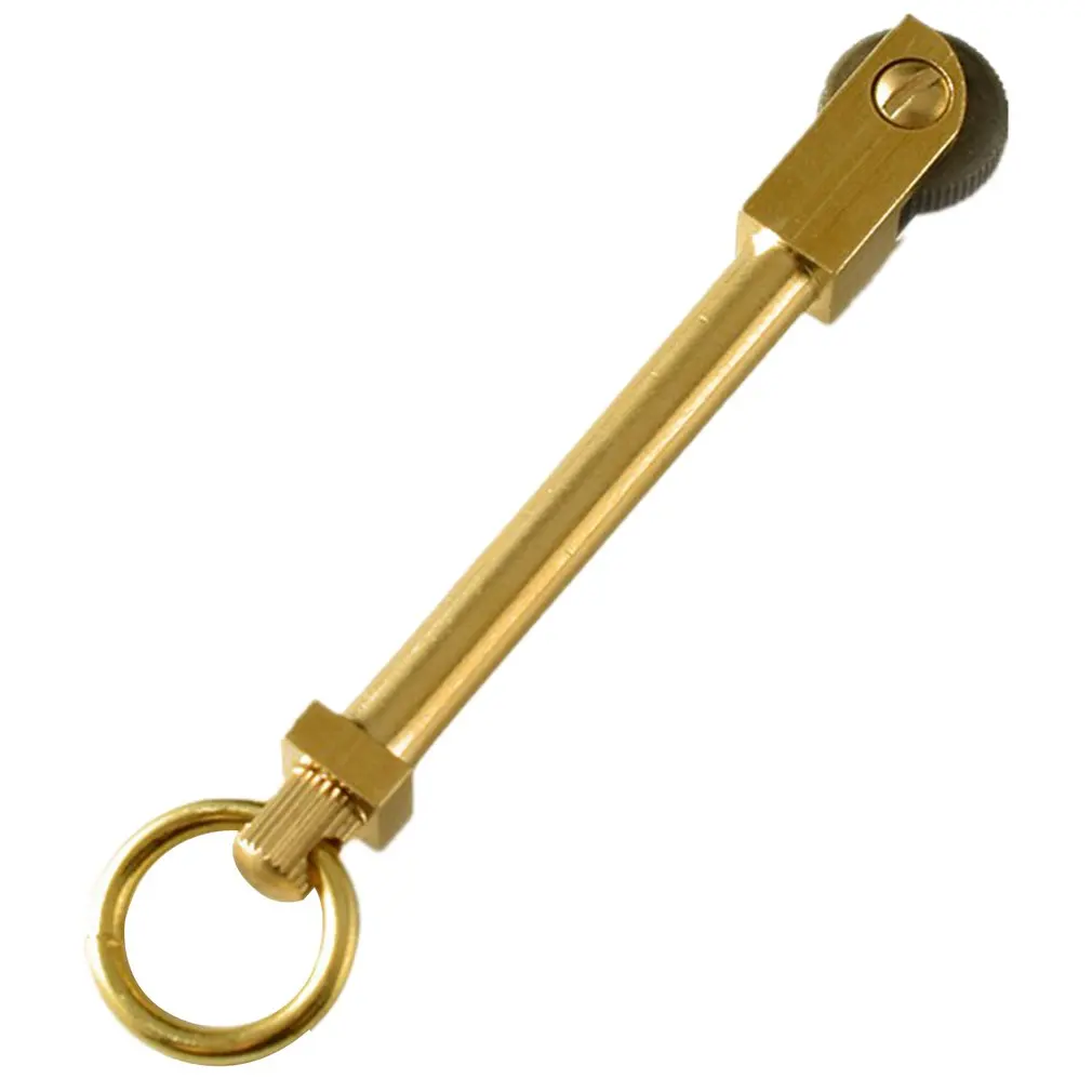 

Portable Outdoor Brass Mini Pulley Wild Camping Survival Tool Outdoor Survival Practical Dolphin Firearm