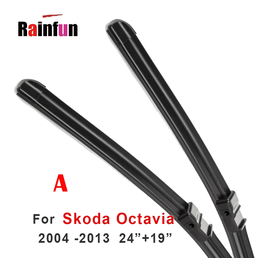 Щетка стеклоочистителя RAINFUN 24 + 19 дюймов для Skoda Octavia 2004-2013 | Автомобили и мотоциклы