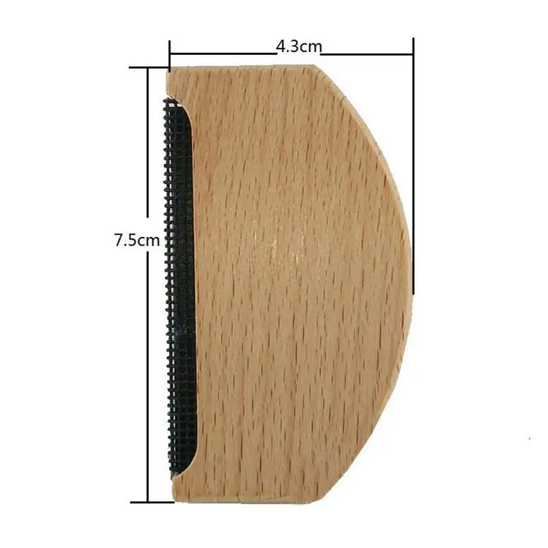 

Wooden Hair Ball Trimmer Lint Remover Portable Comb Carpet Woolen Coat Clothes Fluff Fabric Shaver Brush Home Fur Remover Tool