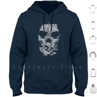 dedsecskullbuglogo hoodies long sleeve dedsec cool skull logo game dogs watch watchdogs new hot fresh hack hackers