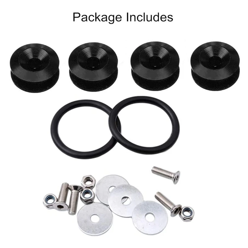 

Car Quick Release Fasteners for Car Bumper Trunk Fender Hatch Lid Black