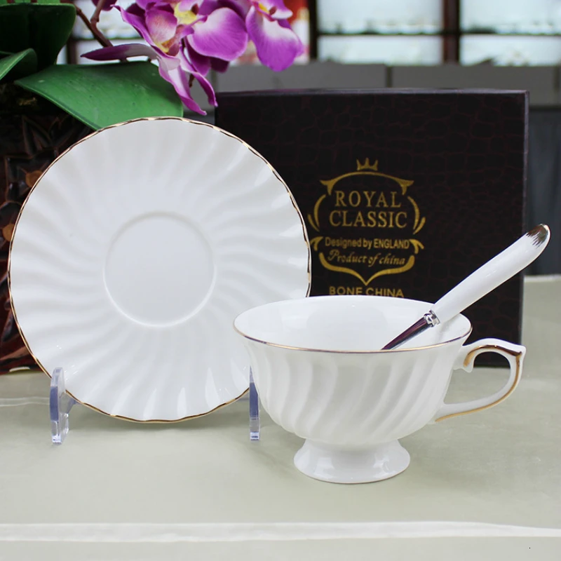 Керамическая кофейная чашка блюдца европейская простота эспрессо капучино