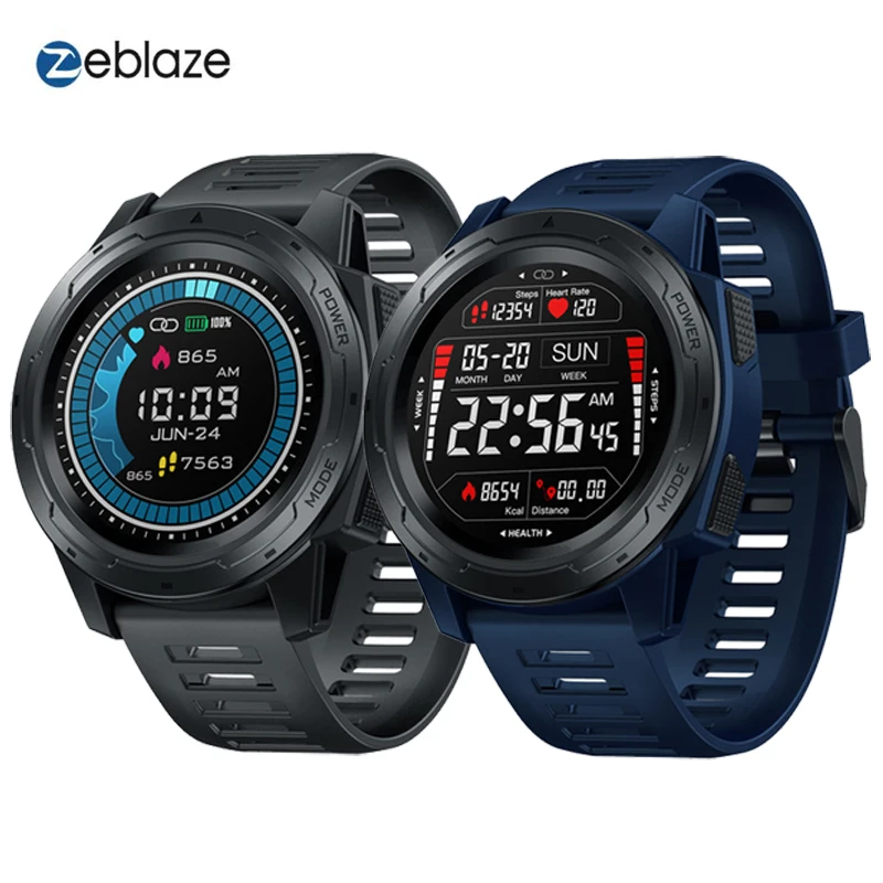 Zeblaze VIBE 5 Смарт-часы Мужские 1,3 цветной экран Шагомер фитнес-браслет трекер IP67 водонепроницаемый монитор сердечного ритма умные часы