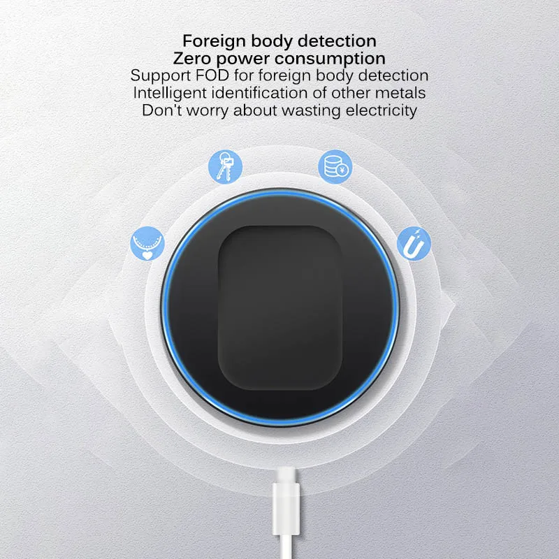 Беспроводная зарядная станция 3 Вт QI беспроводное зарядное устройство для Airpods Pro